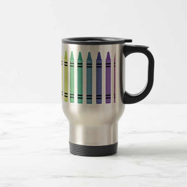 Taza De Viaje Colores del creyón (Derecha)