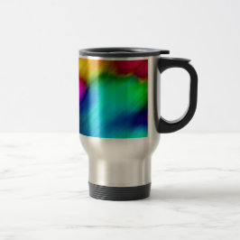 Taza De Viaje Colores Psicodélicos