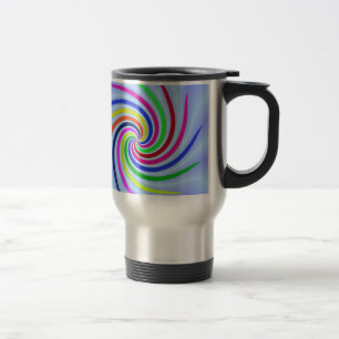 Taza De Viaje Coloridos Swirls