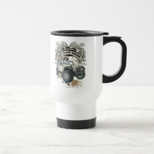 Taza De Viaje Coma, duerma, conduzca 4x4
