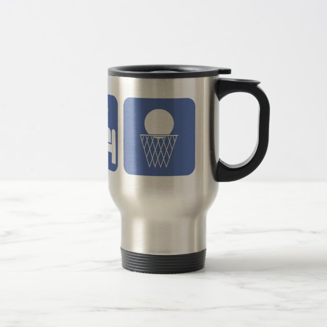 Taza De Viaje coma el baloncesto del sueño (Derecha)