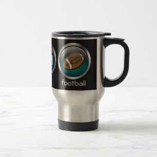 Taza De Viaje Coma el fútbol del sueño:: Taza del viaje