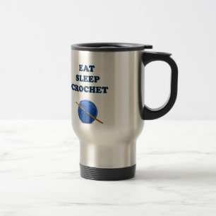 Taza De Viaje Coma el ganchillo del sueño