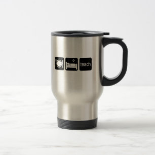 Taza De Viaje Coma el sueño enseñan