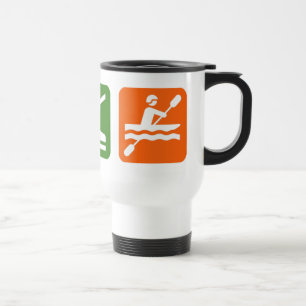 Taza De Viaje Coma el sueño Kayaking
