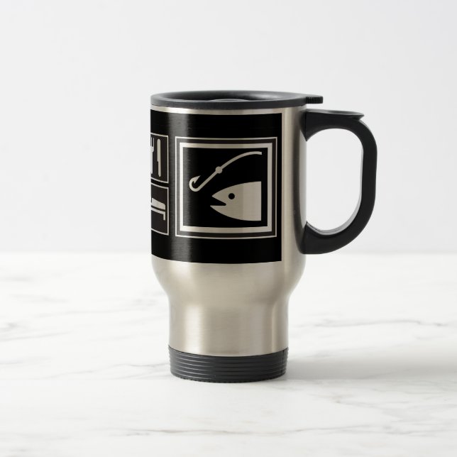 Taza De Viaje ¡Coma los PESCADOS del sueño! (Derecha)