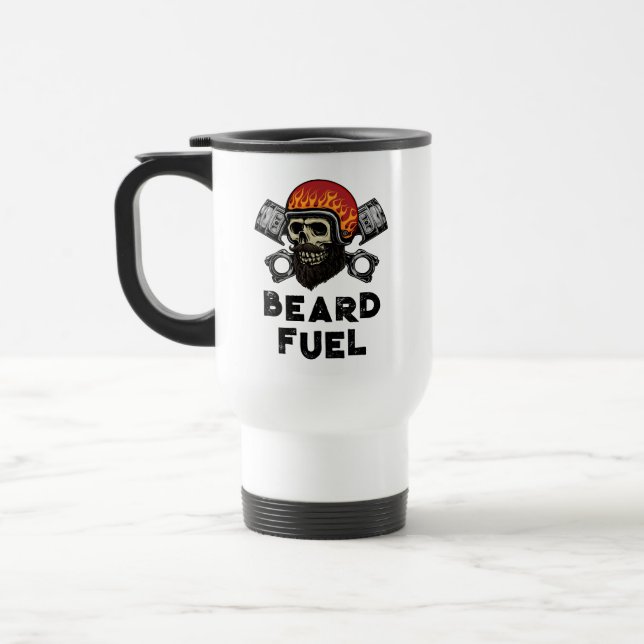 Taza De Viaje COMBUSTIBLE DE BARRA Gracioso regalo de Chiste de  (Izquierda)