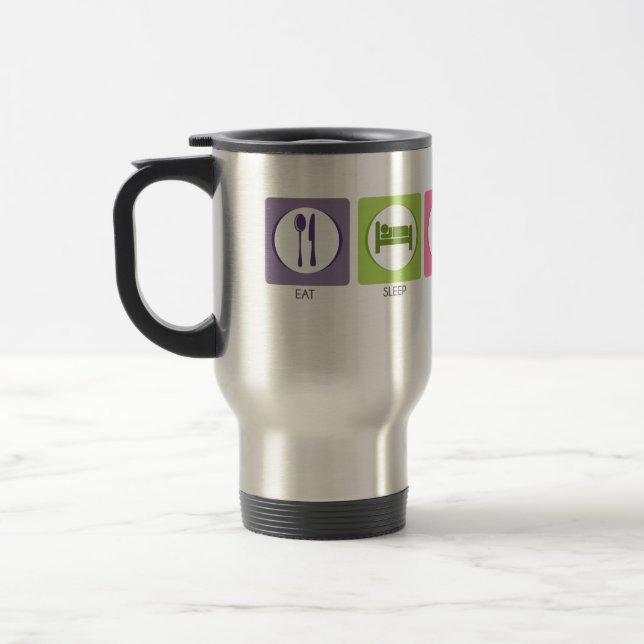 Taza De Viaje ¡Come Duerme ¡Baila! (Izquierda)