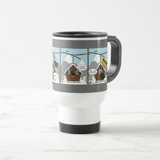 Taza De Viaje Comedia de seguridad (Anverso derecho)