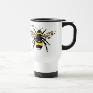 Taza De Viaje ¡Cómete café! Bumble BEE - Conservación - Ecología