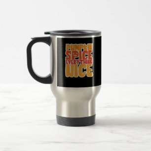 Taza De Viaje Comida divertida Halloween con especias de calabaz