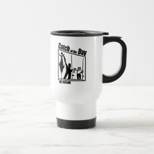 Taza De Viaje Comida divertida para pescar carne de cerdo