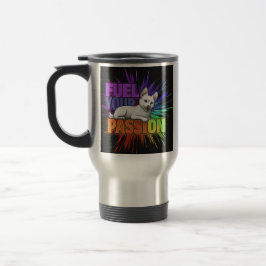 Taza De Viaje "Comida tu pasión" Café de viaje Mug