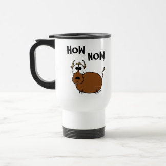 Taza De Viaje Cómo ahora Brown Cow Travel Mug