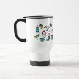 Taza De Viaje Cómo decir que HYGGE Personalizado de dibujos folc