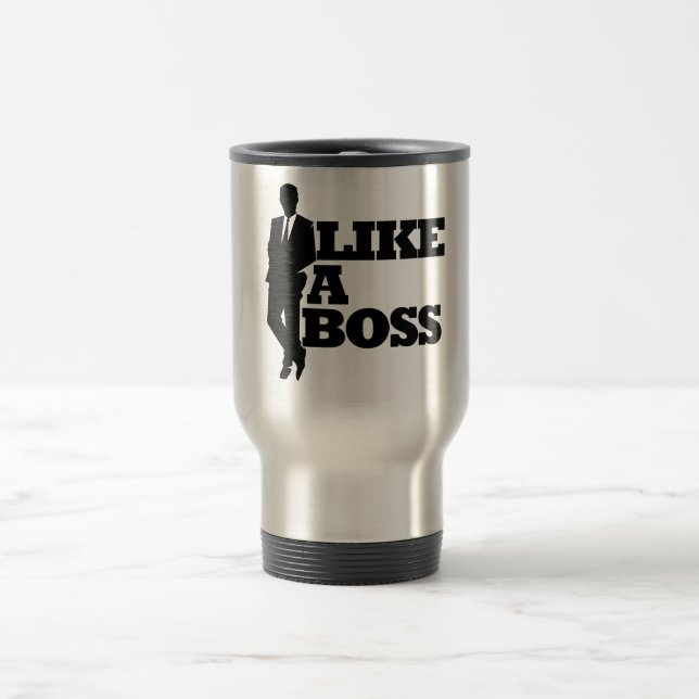 Taza De Viaje Como un jefe (Centro)