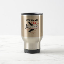 Taza De Viaje Cómo vuelan los aviones