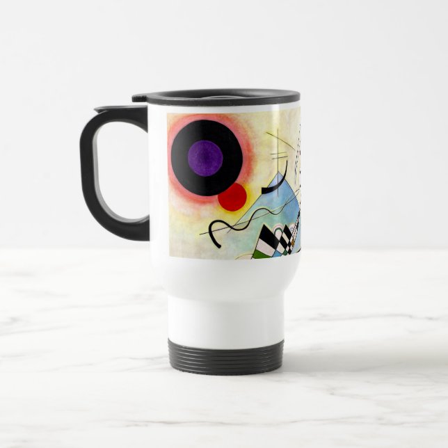 Taza De Viaje Composición de Kandinsky 8 (Izquierda)
