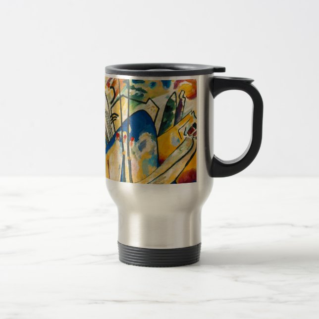 Taza De Viaje Composición IV de Kandinsky (Derecha)