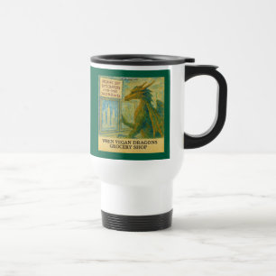 Taza De Viaje Compras divertidas de comestibles veganos del drag