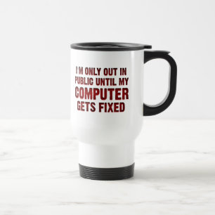 Taza De Viaje Computer Geek Nerd Gamer Funny Travel Mug