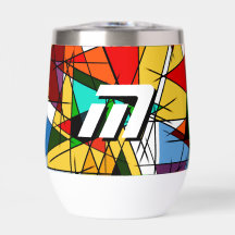 Taza de viaje con cita personalizada de graffiti a