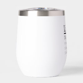Taza de viaje con definición de nombre personaliza