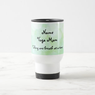 Taza de viaje con diseño de Yoga Mamá