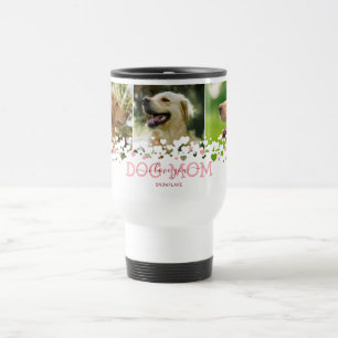 Taza de viaje con foto personalizada de mamá perru