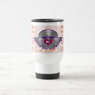 Taza de viaje con insignia de maestro de álbum de 