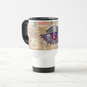 Taza de viaje con insignia de maestro de álbum de 