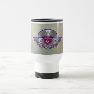 Taza de viaje con insignia de maestro de álbum de 