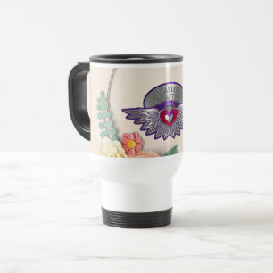 Taza de viaje con insignia de maestro de álbum de 