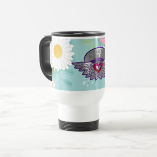Taza de viaje con insignia de maestro de álbum de 