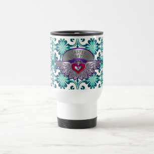 Taza de viaje con insignia de maestro de álbum de 