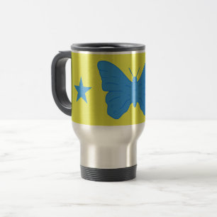 Taza de viaje con la bandera de Bady Bassitt, Bras