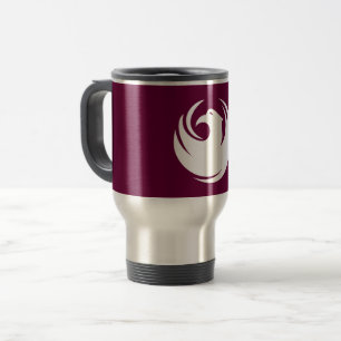 Taza de viaje con la bandera de Phoenix, Arizona