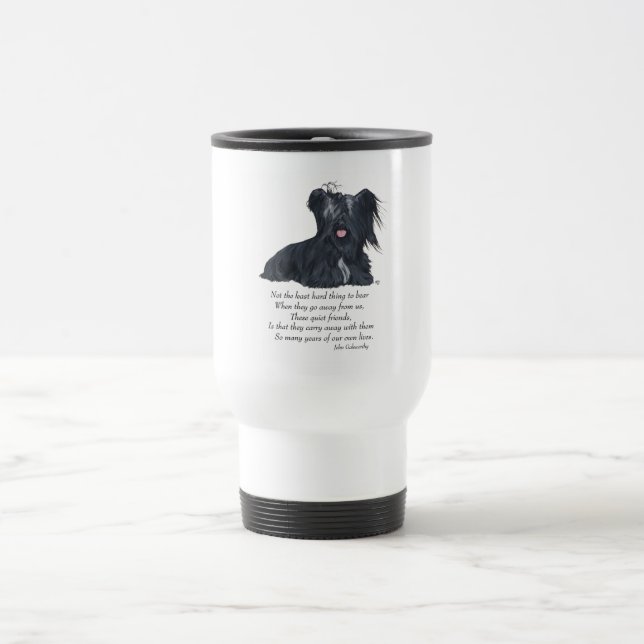 Taza de viaje con recuerdo de Skye Terrier (Centro)