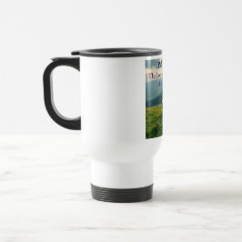Taza de viaje con versículo bíblico Salmo 23:1