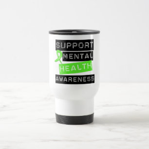Taza De Viaje Conciencia de la salud mental de la ayuda