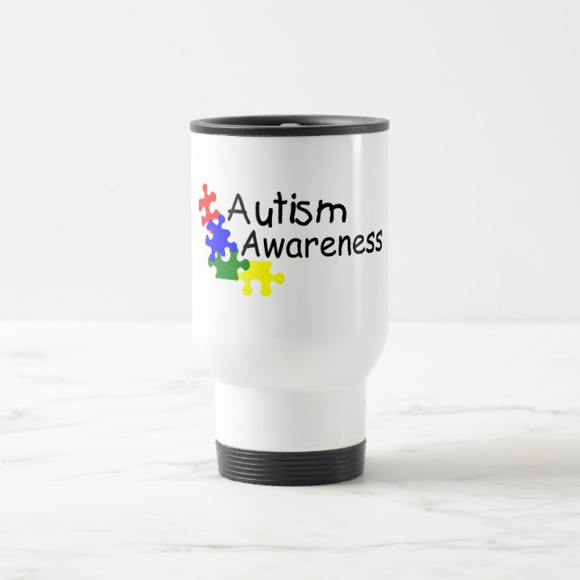 Taza De Viaje Conciencia del autismo (4 PP) (Centro)