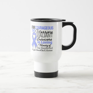 Taza De Viaje Conciencia del cáncer de estómago de la ayuda del