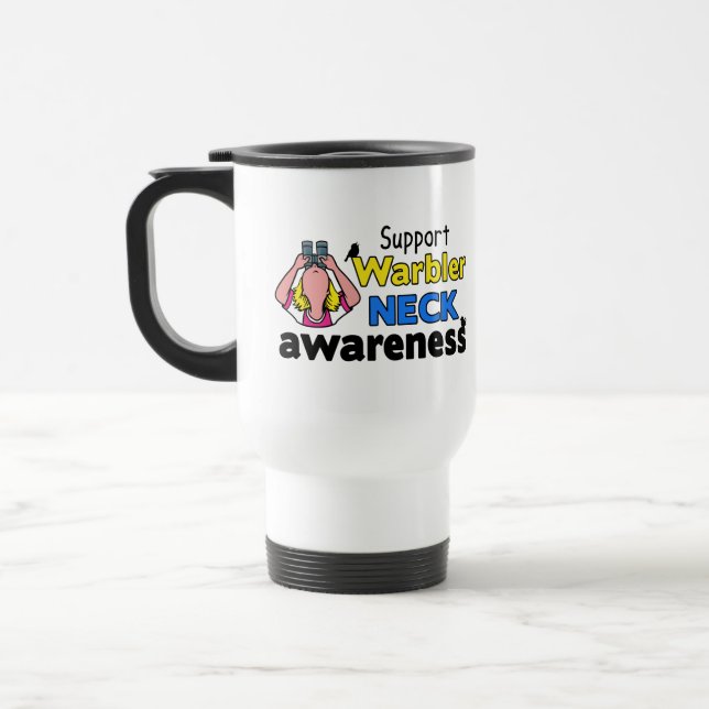 Taza De Viaje Concienciación sobre el cuello de la alarma (Izquierda)