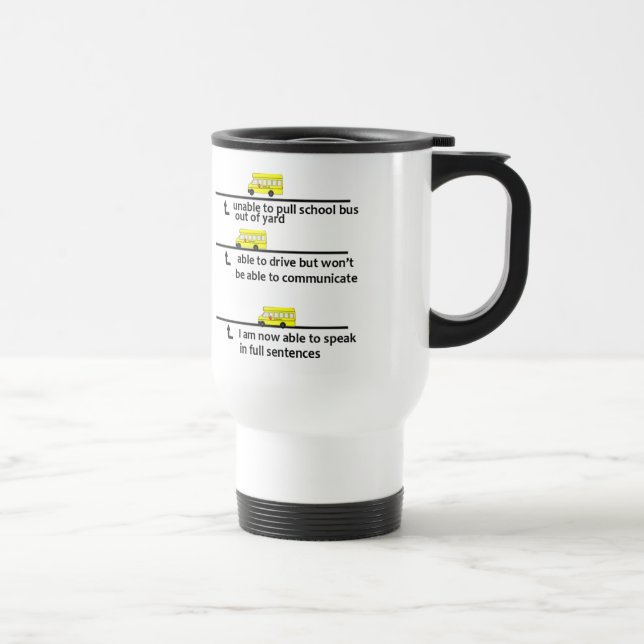 Taza De Viaje Conductores de autobuses escolares Travel Mug (Derecha)