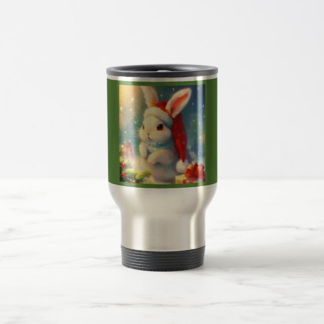 Taza De Viaje Conejo 2 de navidades (Centro)