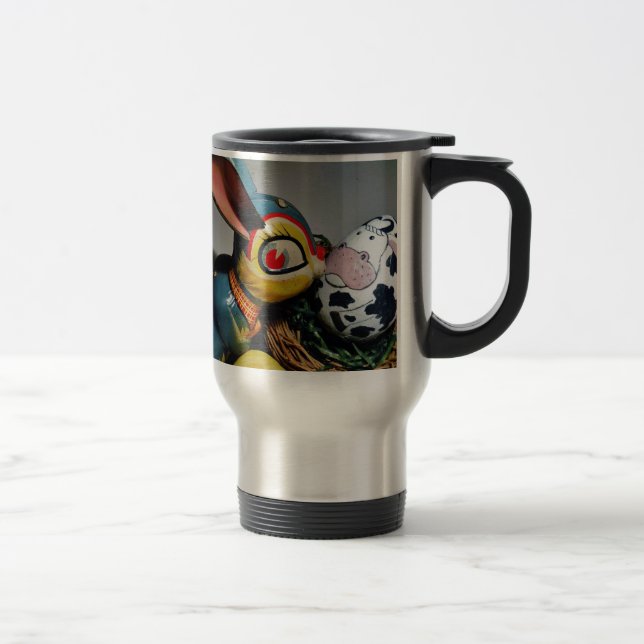 Taza De Viaje Conejo de juguetes y huevo de vaca (Derecha)