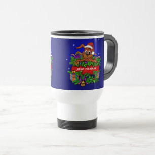 Taza De Viaje Conejo de navidades