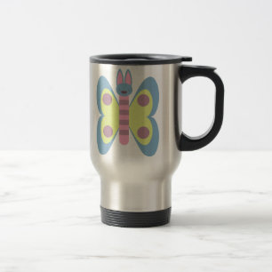 Taza De Viaje Conejo Mariposa Híbrido Adorable Kawaii Bunnerfly