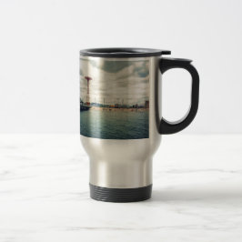Taza De Viaje Coney Island Beach Panorama