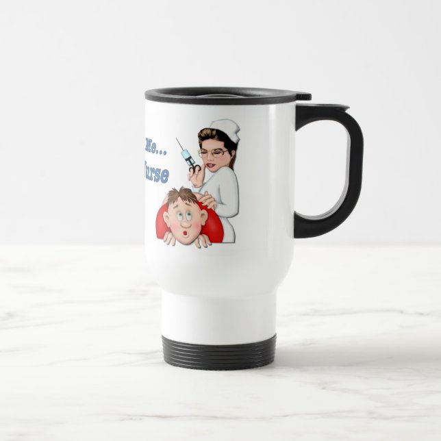 Taza De Viaje Confía en mí - Soy enfermera (Derecha)